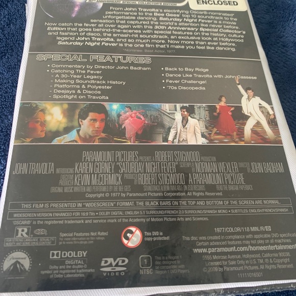 Saturday Night Fever SEALED 30th Anniversary Sp Collectors Edtion Edition DVD - Picture 3 of 3